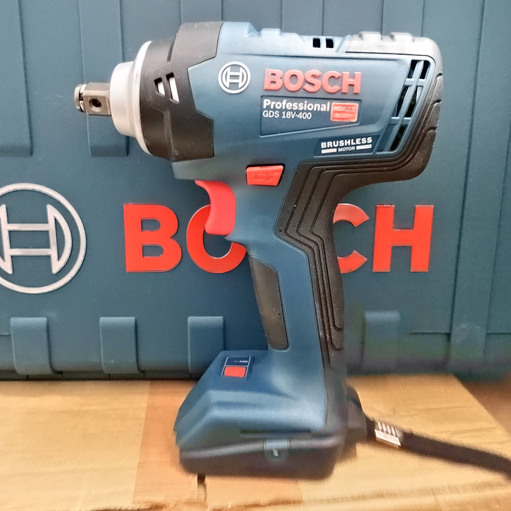 Power Tools Professional - Bosch GDS 18V-400 Accu-slagmoersleutelmachine 400Nm Elektrische
