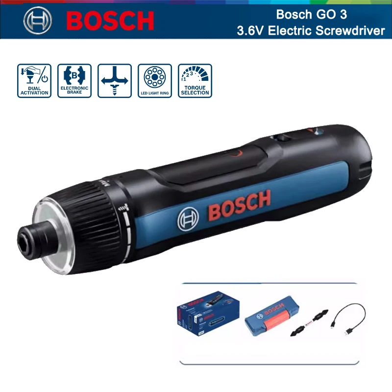 Power Tools Professional - BOSCH Go 3 elektrische schroevendraaier Bosch