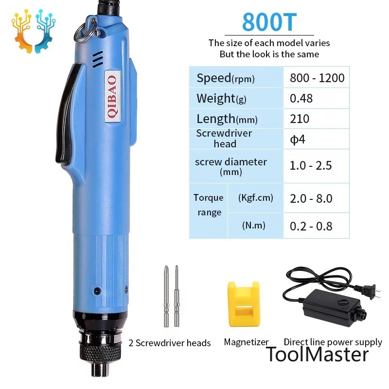 Power Tools Electrical - 【2026】800T Automatische elektrische schroevendraaier Handboor Elektrisch