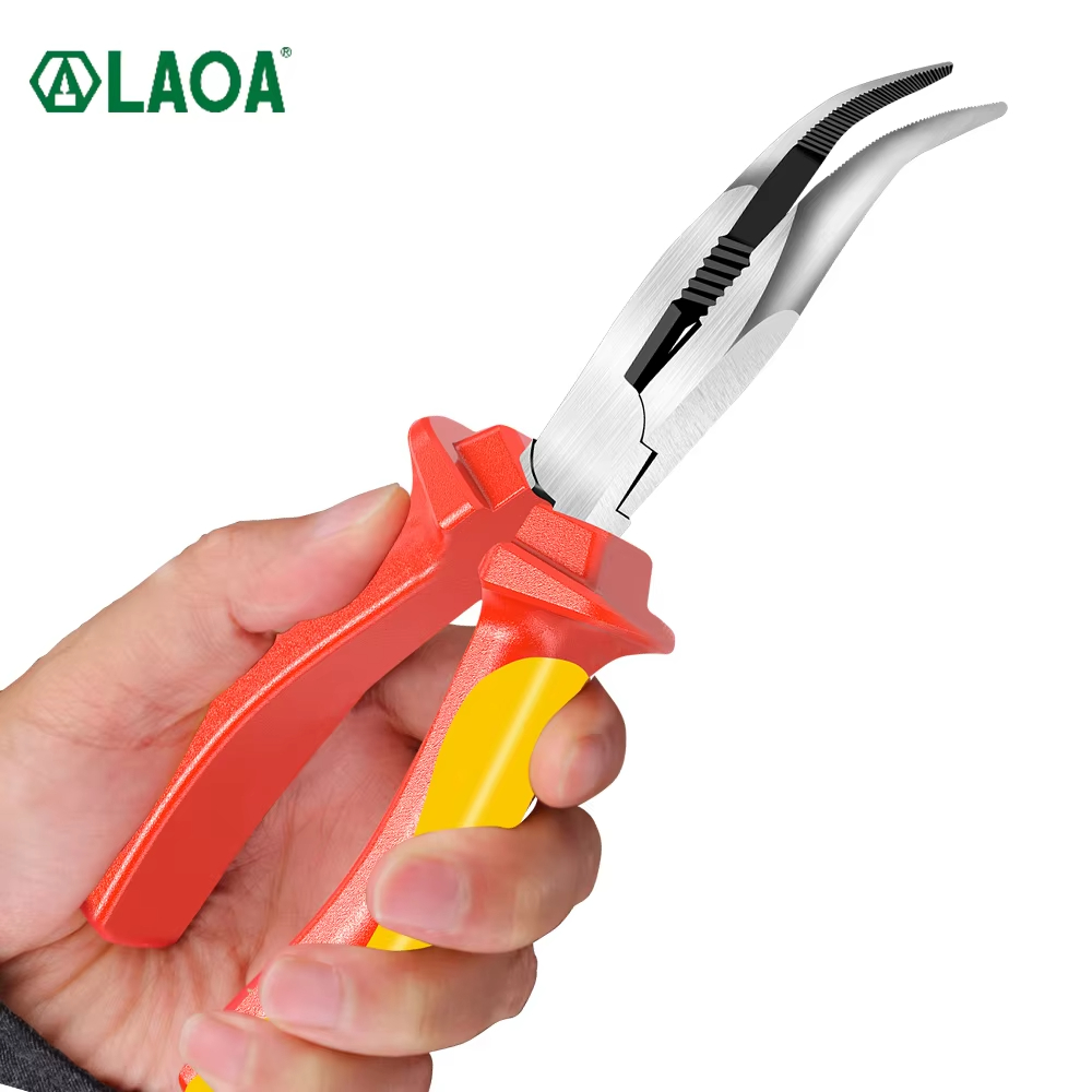 Power Tools Germany - VDE gebogen punttang geïsoleerde draadknipper Cr-V