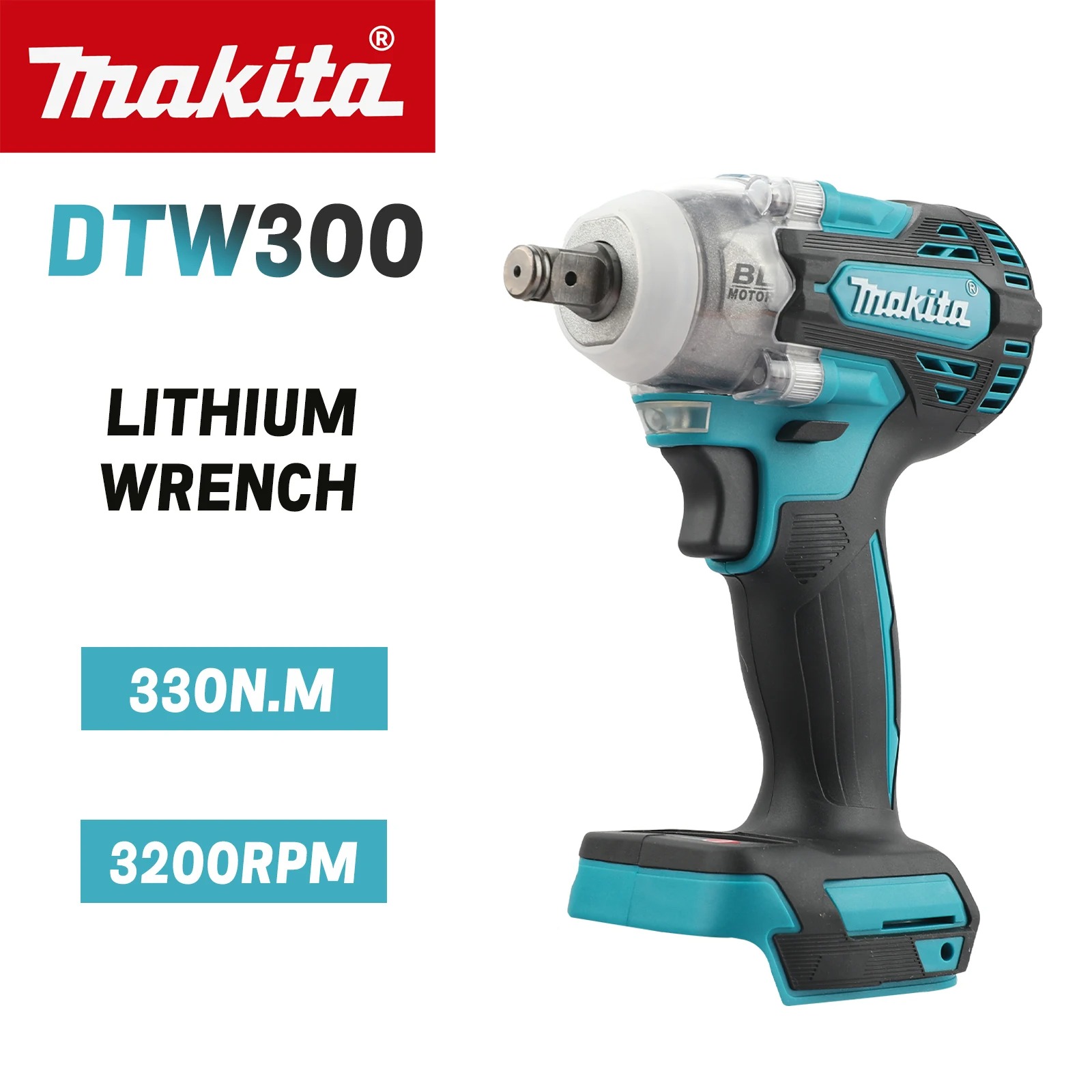 Power Tools Makita Set - Makita DTW300 18V Gereedschapsset Borstelloze krachtige