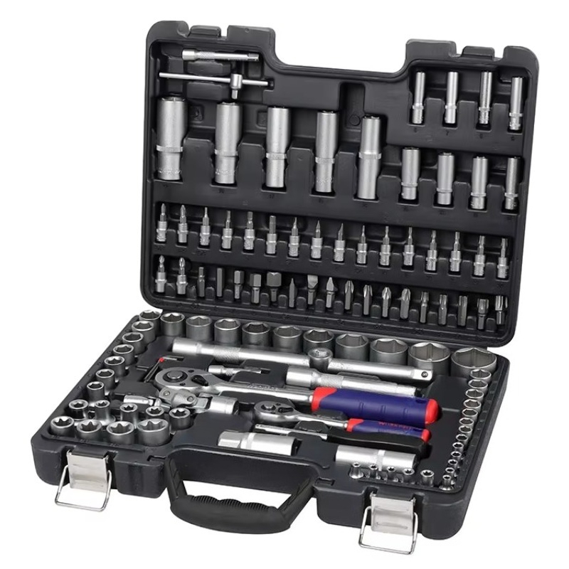 Power Tools Professional - 108-delige professionele mechanische autoreparatieset CRV stalen