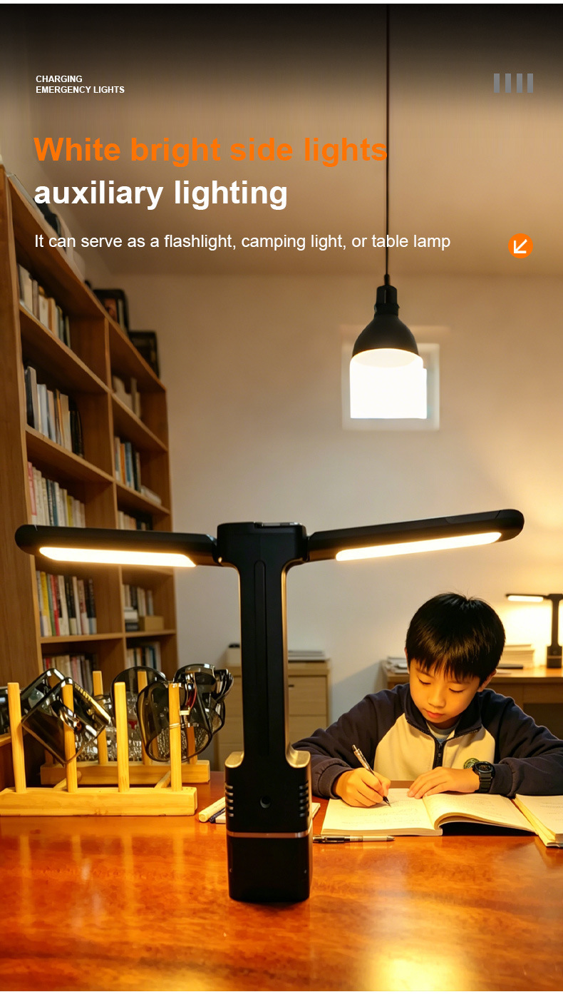 Power Tools Inspection - Hoogvermogen LED-kampeerlamp, opvouwbare werklamp, oplaadbare buiten-powerbank,