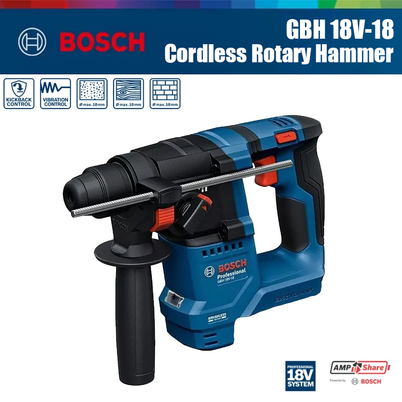 Bosch GBH 18V-18 Accu-klopboor - Power Tools Professional recensie en prijs