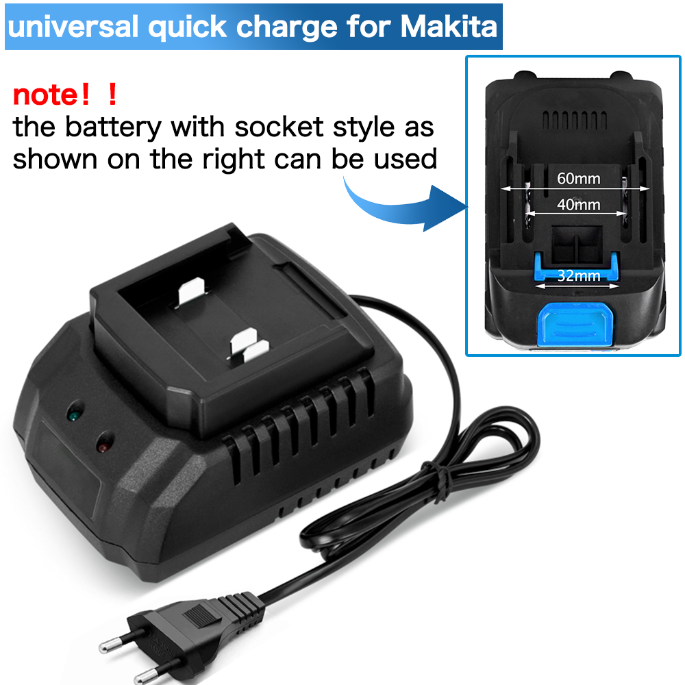 Oplader EU/US/UK Plug voor 18V - Power Tools Uk recensie en prijs