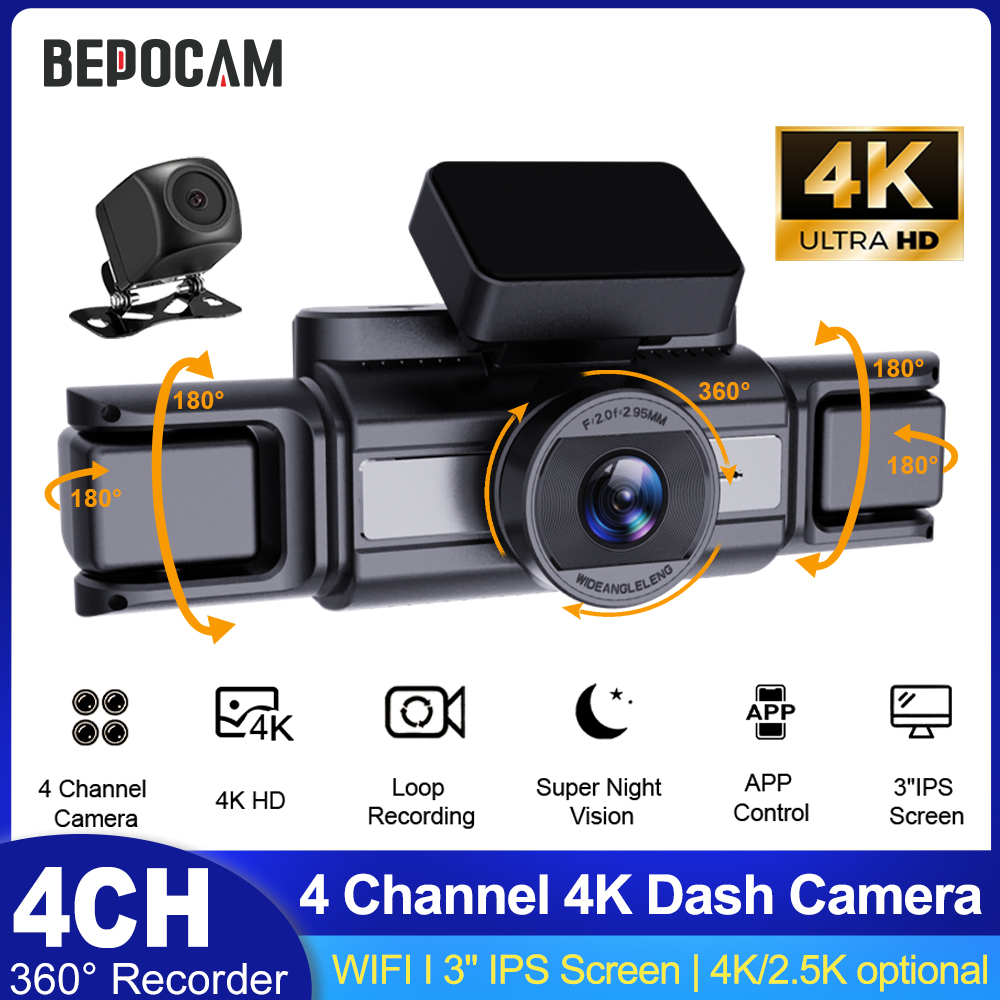 BEPOCAM 4CH 4K Dashcam voor au - Power Tools Germany recensie en prijs