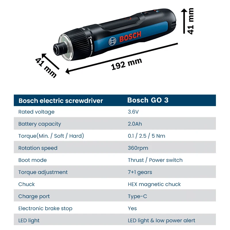 BOSCH Go 3 elektrische schroev - Power Tools Professional recensie en prijs