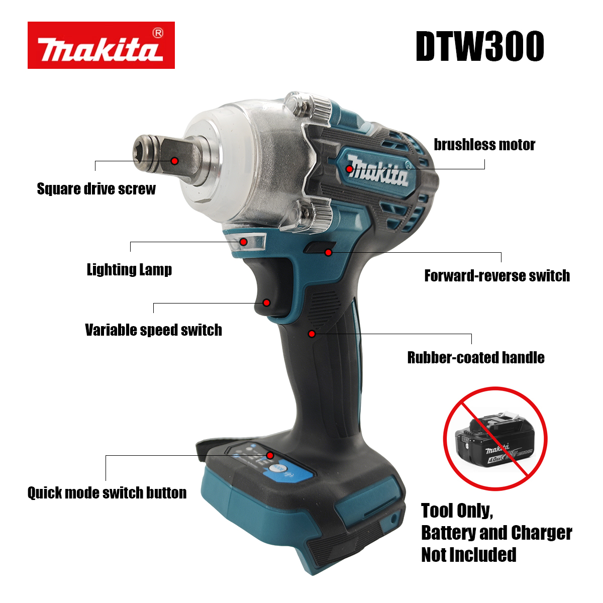 Makita DTW300 18V Gereedschaps - Power Tools Makita Set recensie en prijs