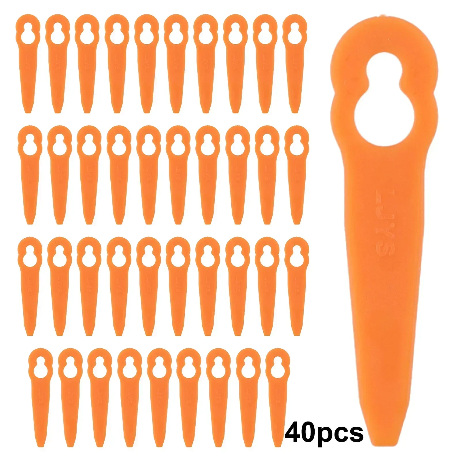 40 stuks plastic messen grasma - Power Tools Orange recensie en prijs