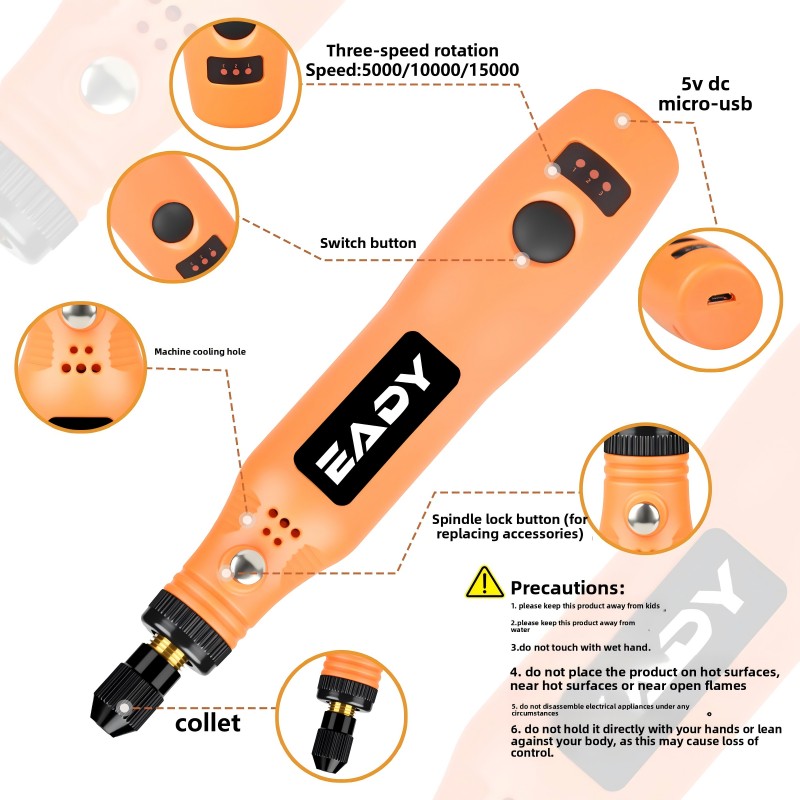 USB draadloze roterende gereed - Power Tools Used recensie en prijs
