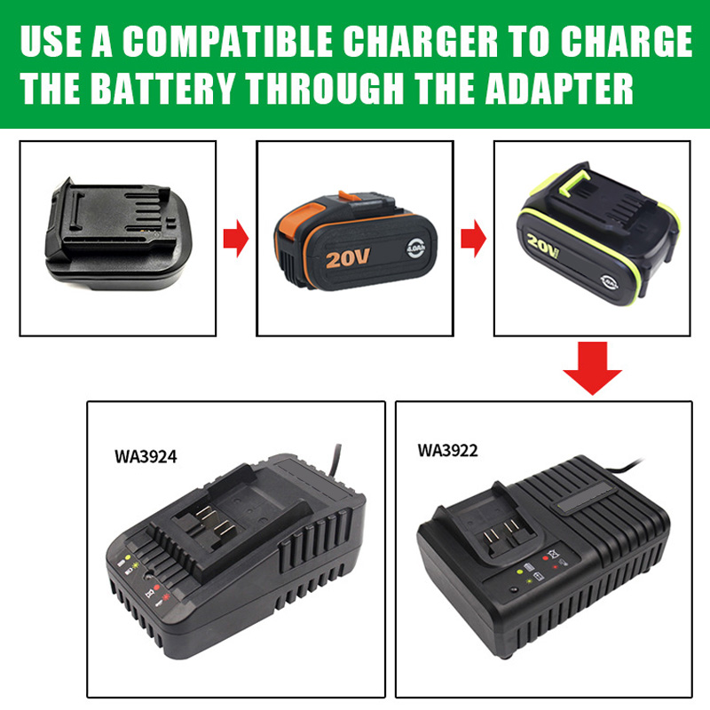 Batterij Adapter Converter Voo - Power Tools Orange recensie en prijs