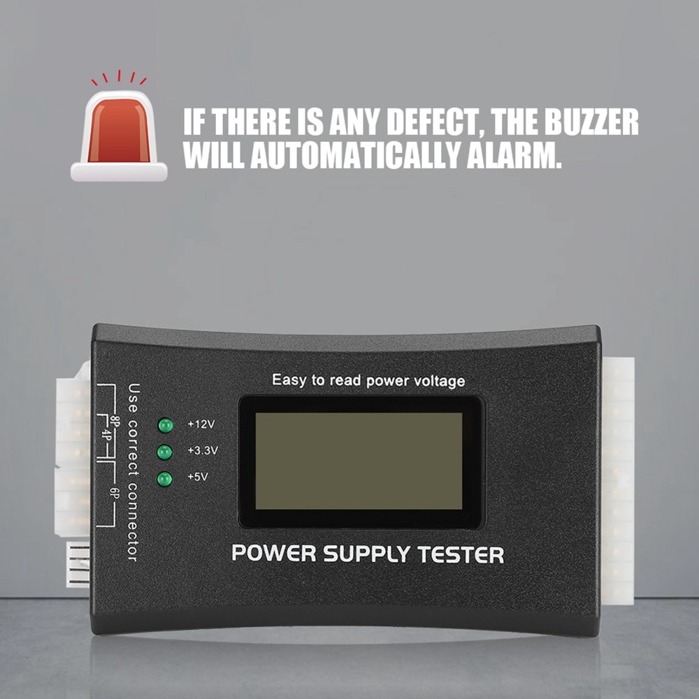 LCD-scherm ATX-voedingstestapp - Power Tools Inspection recensie en prijs