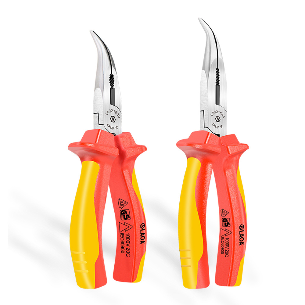 Geïsoleerde gebogen punttang C - Power Tools Germany recensie en prijs