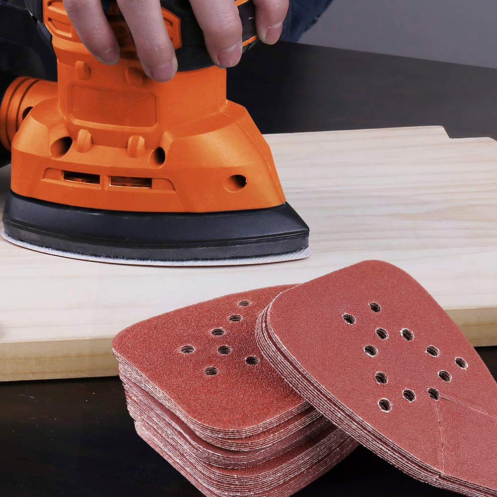 Driehoekig schuurpapier met 12 - Detail Sander Corner recensie en prijs
