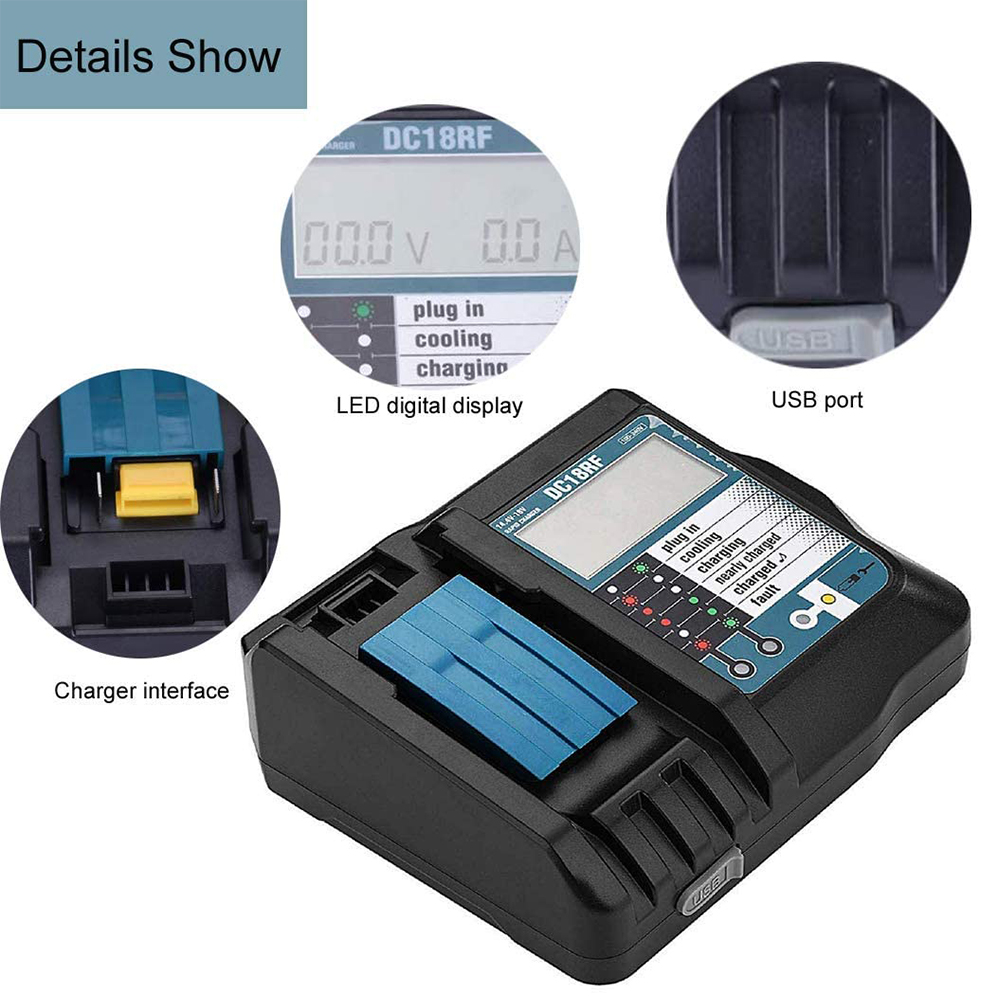 DC18RF 3A Batterij Lader Voor  - Power Tools Uk recensie en prijs